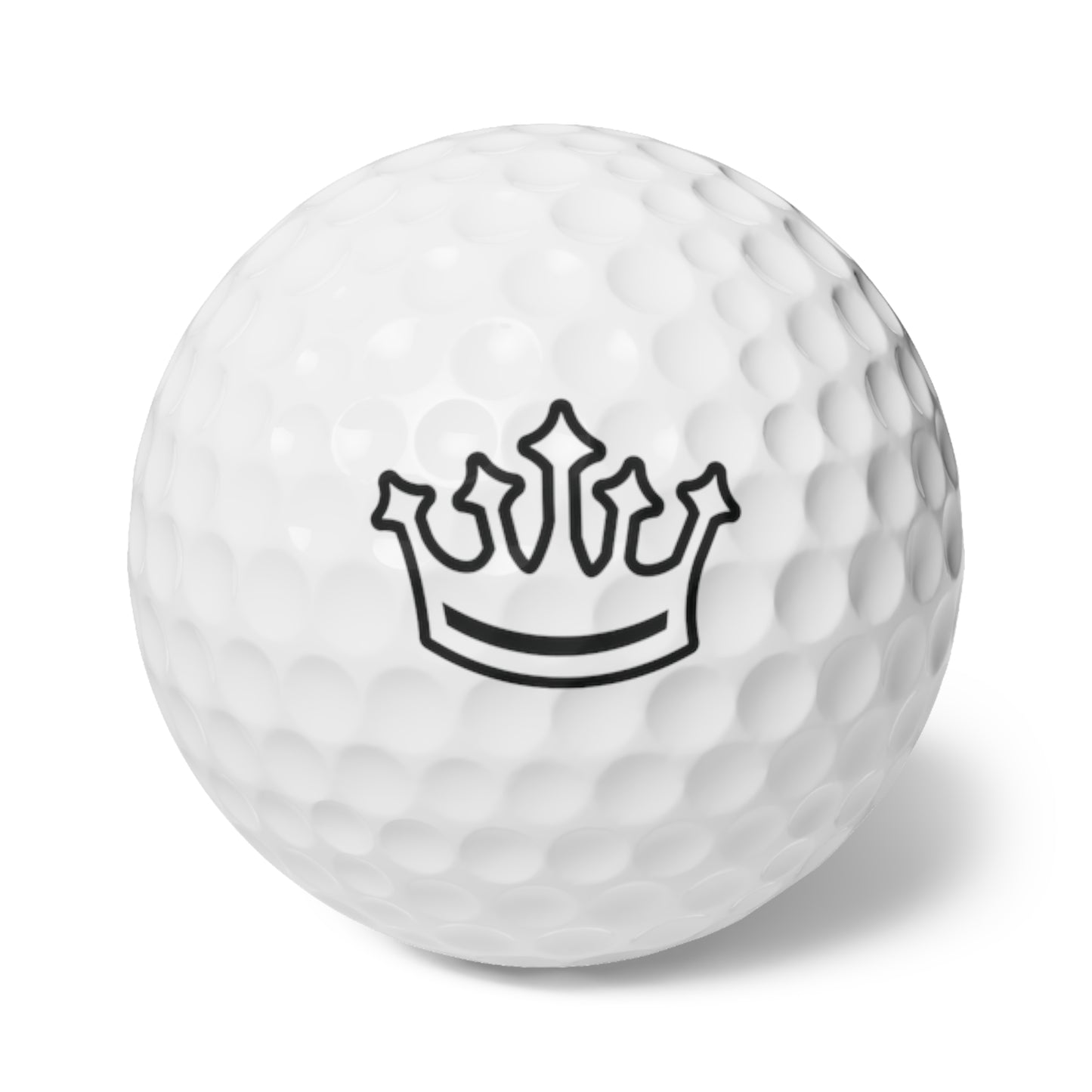 Crowned Golf Balls, 6pcs