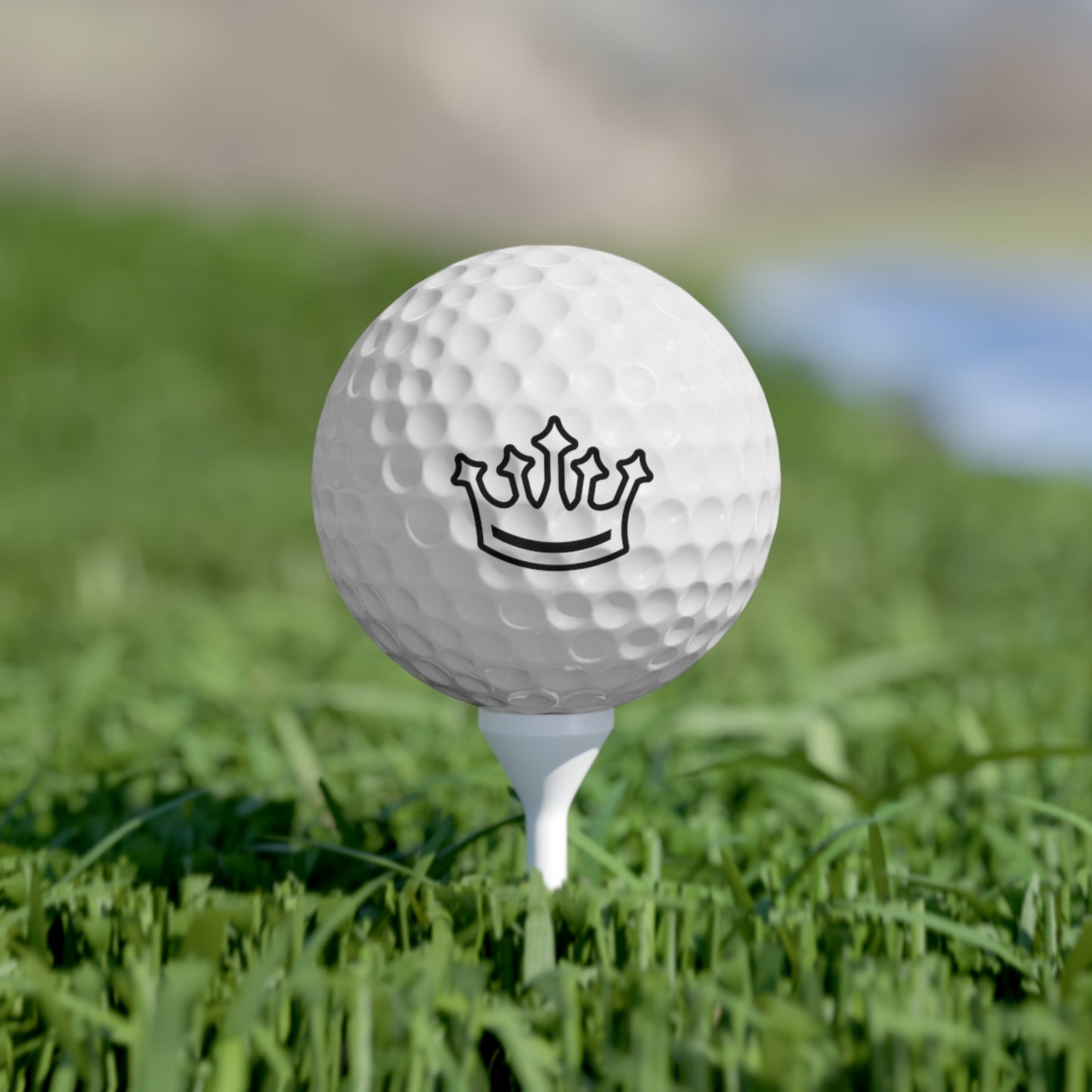 Crowned Golf Balls, 6pcs